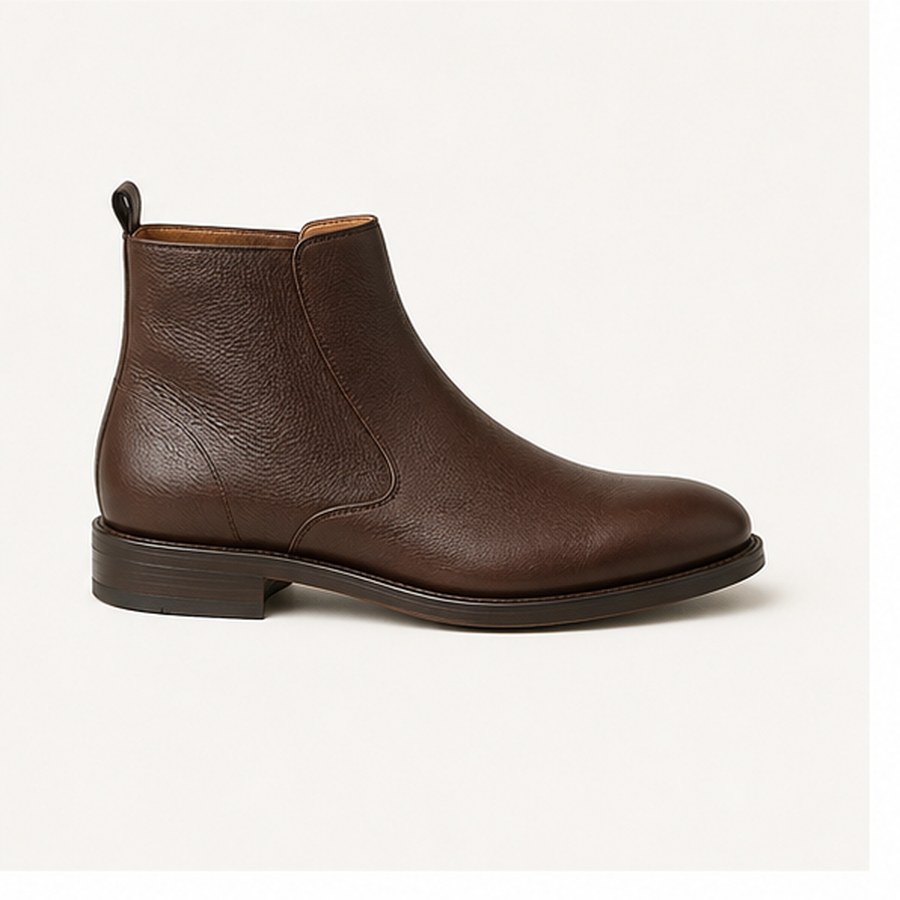 Leather chelsea boot